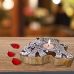 Airavat Wooden T- Light Holder Set with 6 Soy Wax Candle